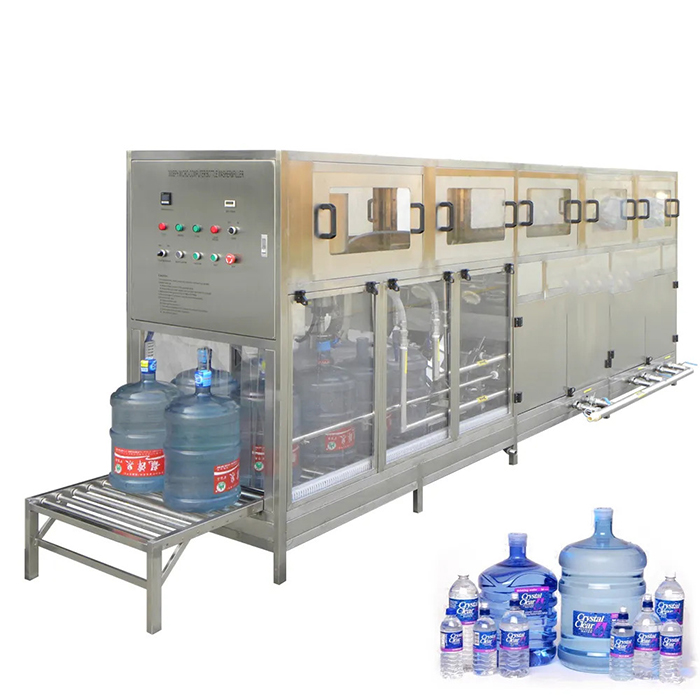 آلة تعبئة سطل المياه المعبأة في زجاجات سعة 20 لترًا سعة 5 جالون