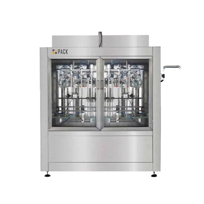 آلة تعبئة السوائل الأوتوماتيكية ذات 6 رؤوس لزيت الزيتون