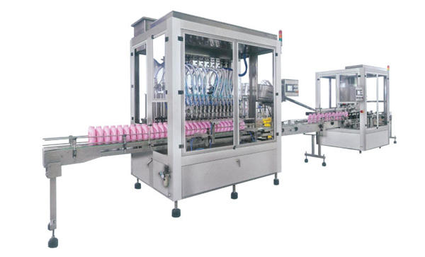 الفولاذ المقاوم للصدأ التلقائي آلة تعبئة المنظفات 